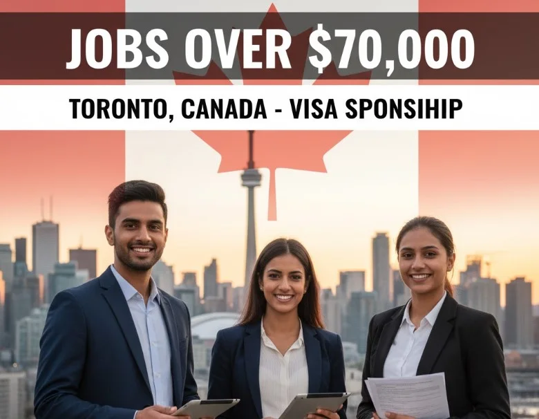 Jobs Paying over $70,000 with Visa Sponsorship Opportunities in Toronto, Canada